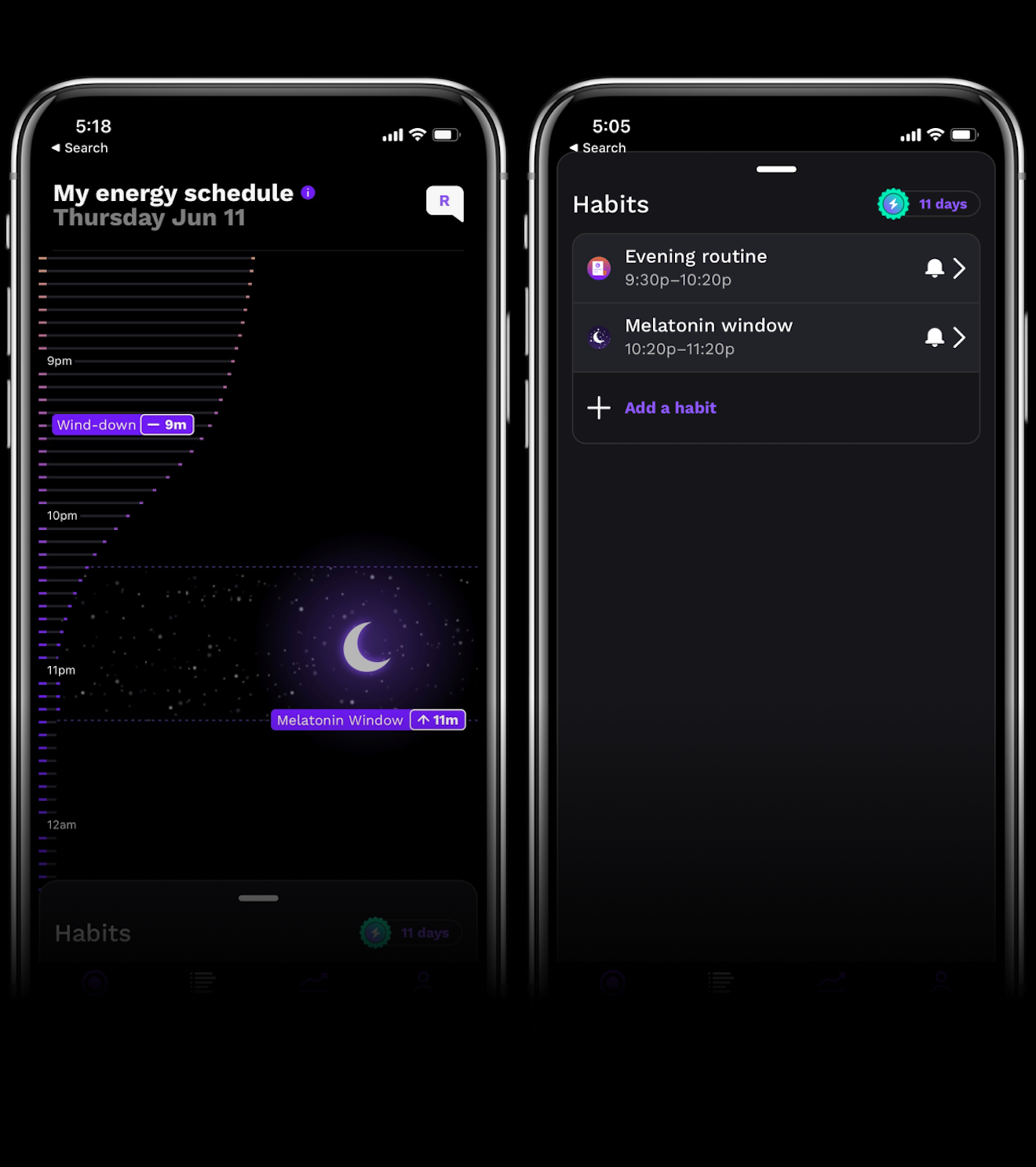 your personalized melatonin window and evening routine 